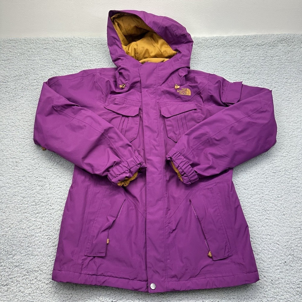 North‎ Face Women's Medium Hooded TB5M/TN5M A26Z Purple Insulated Parka Jacket